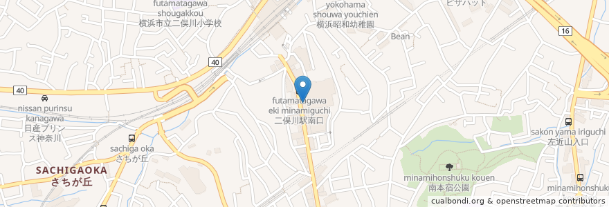 Mapa de ubicacion de ITALIAN TOMATO en Япония, Канагава, Йокогама, Асахи.
