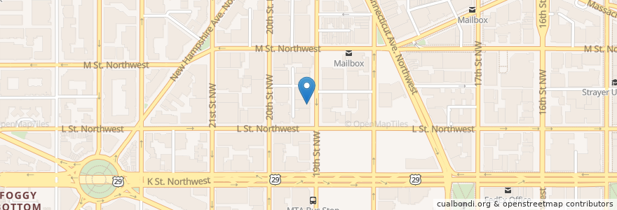 Mapa de ubicacion de Smith & Wollensky en الولايات المتّحدة الأمريكيّة, واشنطن العاصمة, Washington.