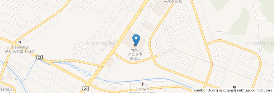 Mapa de ubicacion de 銀だこ en Japan, Präfektur Chiba, 木更津市.