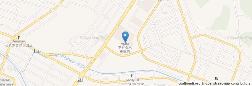 Mapa de ubicacion de ミスタードーナッツ en Japão, 千葉県, 木更津市.