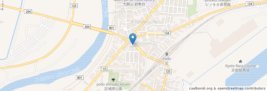 Mapa de ubicacion de たこたこや en 日本, 京都府, 京都市, 伏見区.