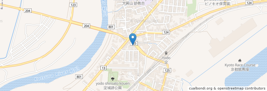 Mapa de ubicacion de 千賀塾　淀本町教室 en 日本, 京都府, 京都市, 伏見区.