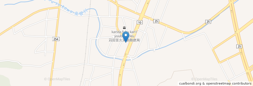 Mapa de ubicacion de TSURU CAFE en Japan, Fukuoka Prefecture, Miyako County, Kanda.