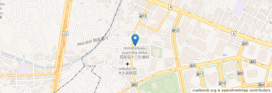 Mapa de ubicacion de 梅月湯(廃業) en Japón, Tokio.