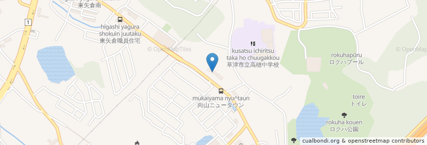 Mapa de ubicacion de ロスブレンドーレ en ژاپن, 滋賀県, 草津市.