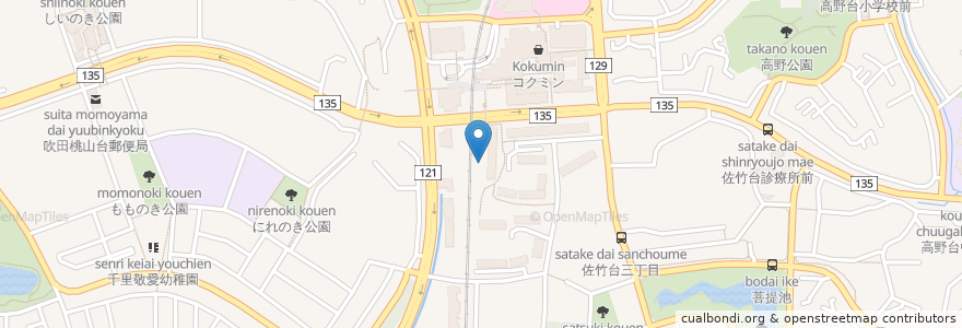 Mapa de ubicacion de かまちレディースクリニック en ژاپن, 大阪府, 吹田市.