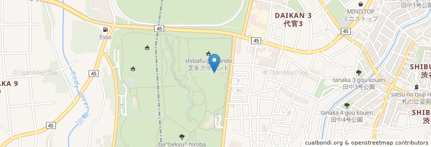 Mapa de ubicacion de 防災かまどベンチ en Japan, 神奈川県, 大和市.