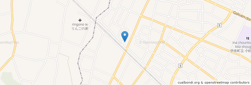 Mapa de ubicacion de ギオン 給油所 en 日本, 埼玉県, 北足立郡, 伊奈町.