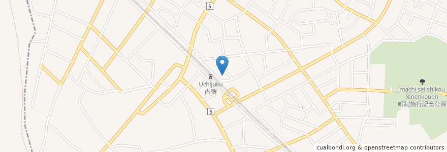 Mapa de ubicacion de Dパーキング内宿駅前第1 en ژاپن, 埼玉県, 北足立郡, 伊奈町.