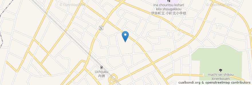 Mapa de ubicacion de 東光院 en 日本, 埼玉県, 北足立郡, 伊奈町.