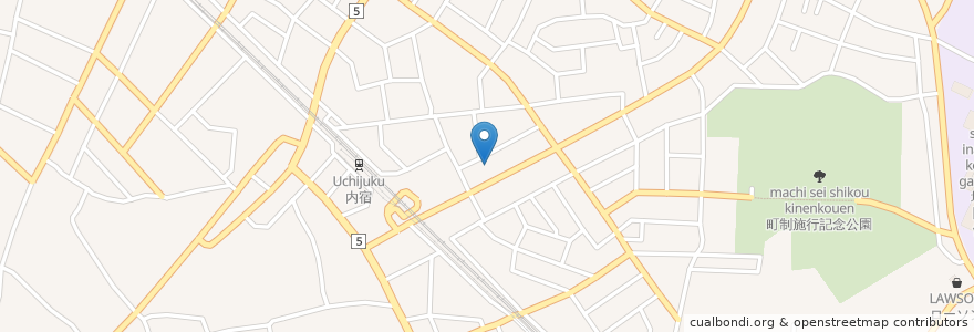 Mapa de ubicacion de ドラッグセイムス en Japan, 埼玉県, 北足立郡, 伊奈町.
