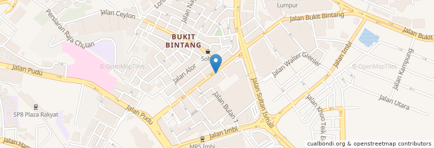Mapa de ubicacion de Guardian en Malaysia, Selangor, Kuala Lumpur.