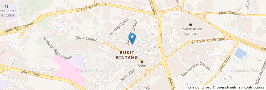 Mapa de ubicacion de Bengal Biryani House en Maleisië, Selangor, Kuala Lumpur.