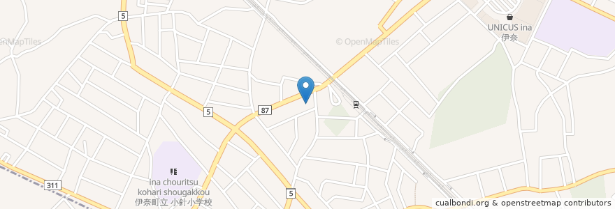 Mapa de ubicacion de 東洋カーマックス 羽貫駅前第2駐車場 en Giappone, Prefettura Di Saitama, 北足立郡, 伊奈町.