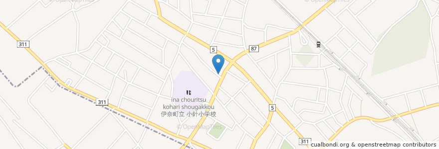 Mapa de ubicacion de カレーライス＆バル しえすた en ژاپن, 埼玉県, 北足立郡, 伊奈町.