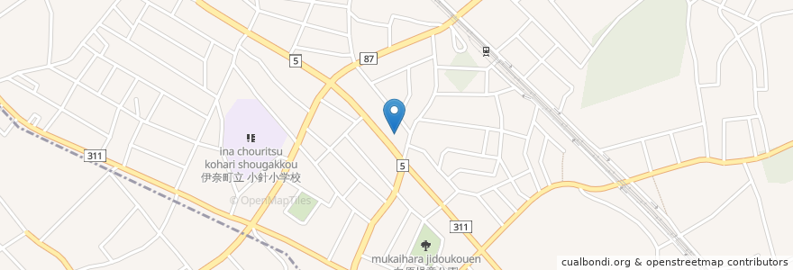 Mapa de ubicacion de ローソン銀行ATM 伊奈寿三丁目共同出張所 en Япония, Сайтама, 北足立郡, 伊奈町.