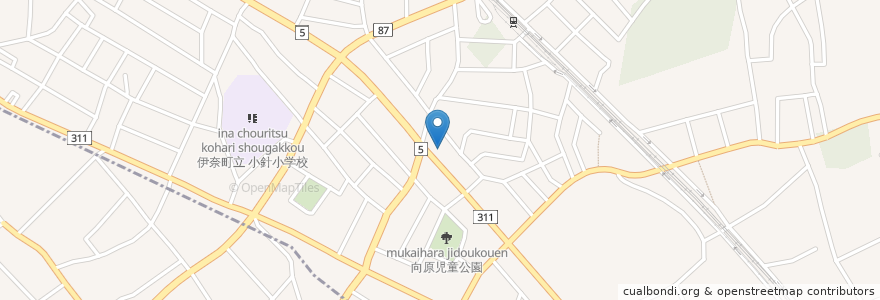 Mapa de ubicacion de 夢庵 埼玉伊奈町店 en Japan, 埼玉県, 北足立郡, 伊奈町.