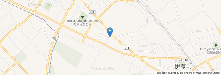 Mapa de ubicacion de 伊奈entクリニック en 日本, 埼玉县, 北足立郡, 伊奈町.
