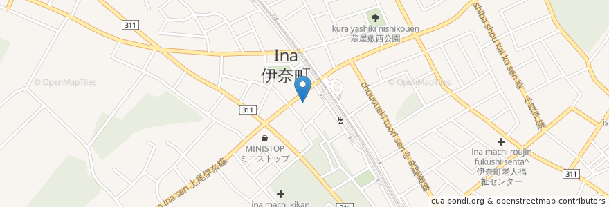 Mapa de ubicacion de 高橋学習室小室教室 en Giappone, Prefettura Di Saitama, 北足立郡, 伊奈町.