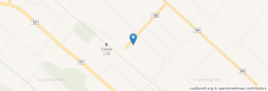Mapa de ubicacion de 秋田なまはげ農業協同組合 金融共済部 en Japan, Präfektur Akita, 潟上市.