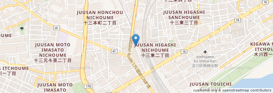 Mapa de ubicacion de 0grilletto en Japonya, 大阪府, 大阪市, 淀川区.