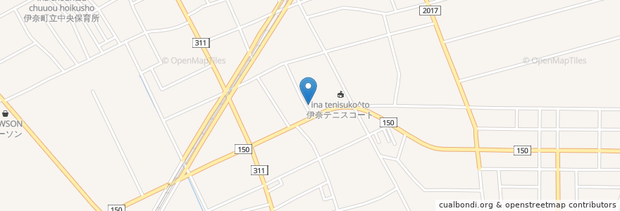 Mapa de ubicacion de Enoteca Viento. en Jepun, 埼玉県, 北足立郡, 伊奈町.