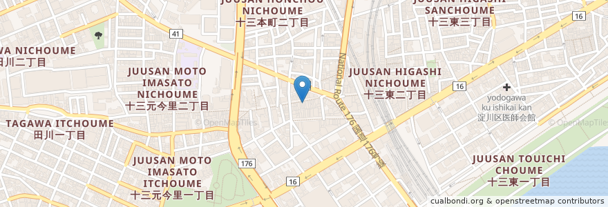 Mapa de ubicacion de ヒロタヤ２号 en 일본, 오사카부, 오사카, 淀川区.