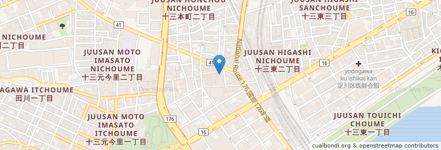 Mapa de ubicacion de ネットカフェ NEWNEW en Japan, 大阪府, Osaka, 淀川区.