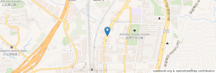 Mapa de ubicacion de 横浜市場 en 日本, 神奈川県, 横浜市, 戸塚区.
