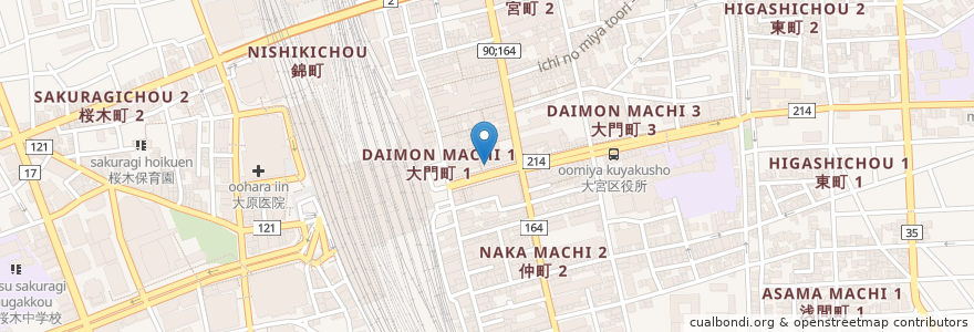 Mapa de ubicacion de ORDER TEA en Japão, 埼玉県, さいたま市, 大宮区.