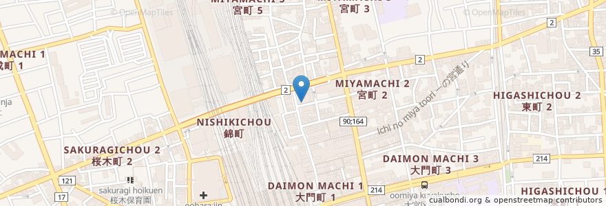 Mapa de ubicacion de すし酒家一歩 en 日本, 埼玉県, さいたま市, 大宮区.