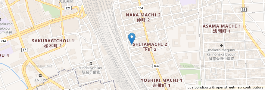 Mapa de ubicacion de HOTEL K en Japon, Préfecture De Saitama, さいたま市, 大宮区.