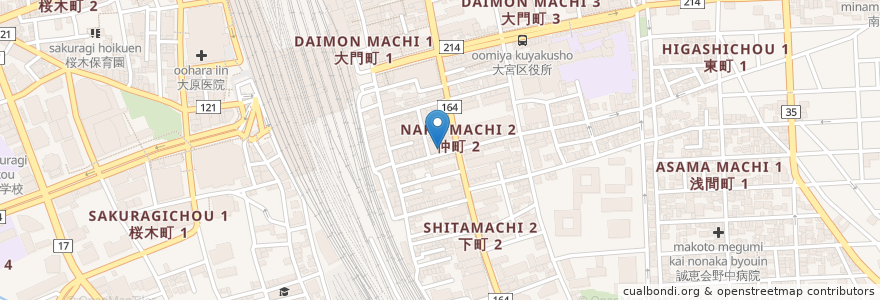 Mapa de ubicacion de 新-ARATA- en Japan, Präfektur Saitama, Saitama, 大宮区.