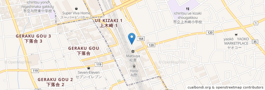 Mapa de ubicacion de じょんがら en ژاپن, 埼玉県, さいたま市, 浦和区.