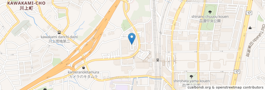 Mapa de ubicacion de 東戸塚西口プラザ駐車場 en Japón, Prefectura De Kanagawa, Yokohama, 戸塚区.