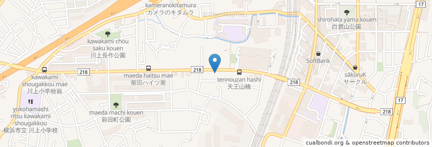 Mapa de ubicacion de KUMON en 일본, 가나가와현, 요코하마시, 戸塚区.