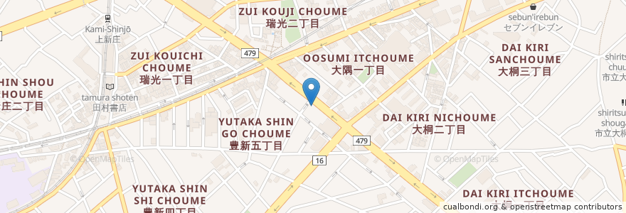 Mapa de ubicacion de 豚たん en Giappone, Prefettura Di Osaka, 大阪市, 東淀川区.