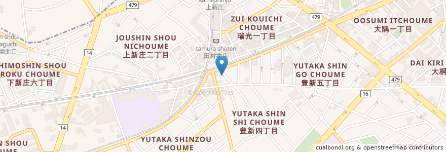 Mapa de ubicacion de 炭火ダイニング やまびこ en Japon, Préfecture D'Osaka, 大阪市, 東淀川区.