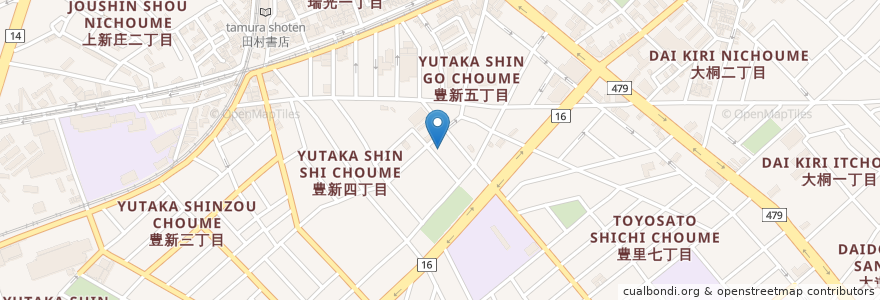 Mapa de ubicacion de 食酒家まるいち en 日本, 大阪府, 大阪市, 東淀川区.