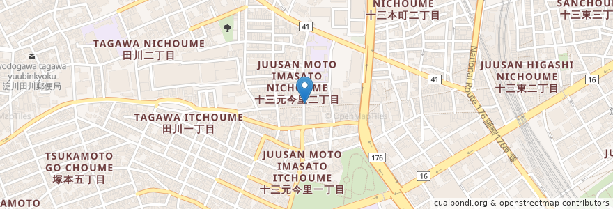 Mapa de ubicacion de あいあいドラッグ en ژاپن, 大阪府, 大阪市, 淀川区.