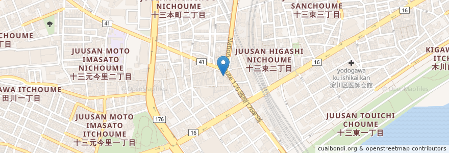 Mapa de ubicacion de ATTIC BAR en Japan, 大阪府, Osaka, 淀川区.