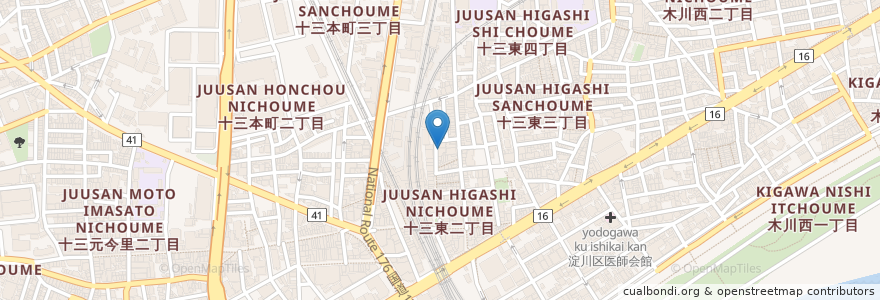 Mapa de ubicacion de PIZZERIA PALLONCINO en Japan, 大阪府, Osaka, 淀川区.