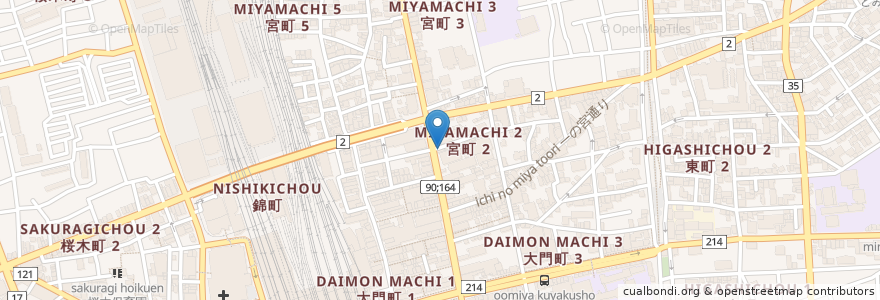 Mapa de ubicacion de CoCo壱番屋 en 日本, 埼玉县, 埼玉市, 大宮区.