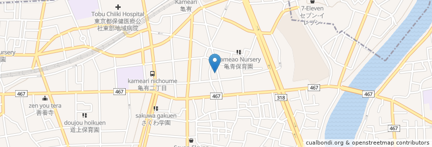 Mapa de ubicacion de Third Place cafe en Jepun, 東京都.