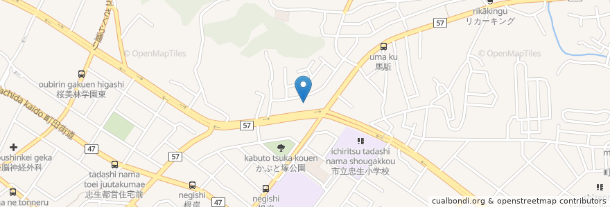 Mapa de ubicacion de ベストライフ町田図師の杜 en Japonya, 東京都, 町田市.
