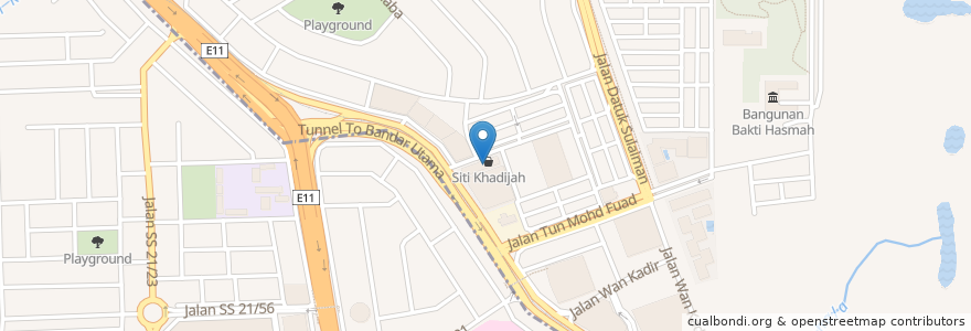 Mapa de ubicacion de Vision Studio en Malásia, Selangor, Petaling Jaya.