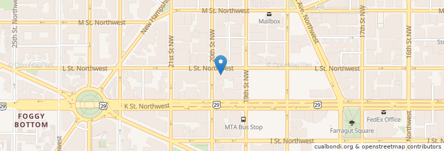Mapa de ubicacion de PNC Bank en الولايات المتّحدة الأمريكيّة, واشنطن العاصمة, Washington.