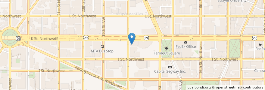 Mapa de ubicacion de United Bank en 美利坚合众国/美利堅合眾國, 华盛顿哥伦比亚特区/華盛頓特區哥倫比亞特區, 华盛顿/蓽盛頓.