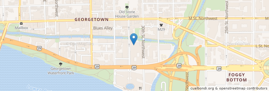 Mapa de ubicacion de M&T Bank en 미국, 워싱턴 D.C., 워싱턴.
