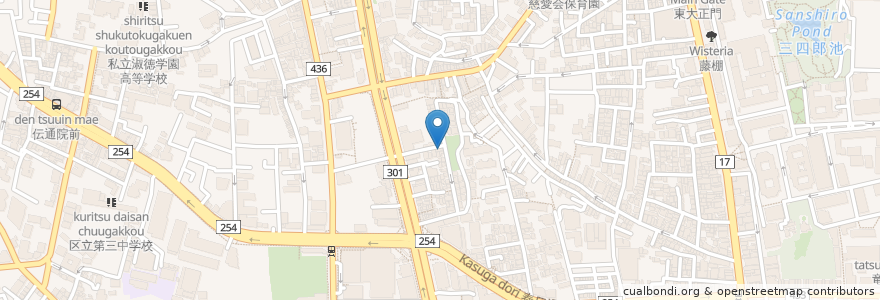 Mapa de ubicacion de 清和クリニック en Japon, Tokyo, 文京区.